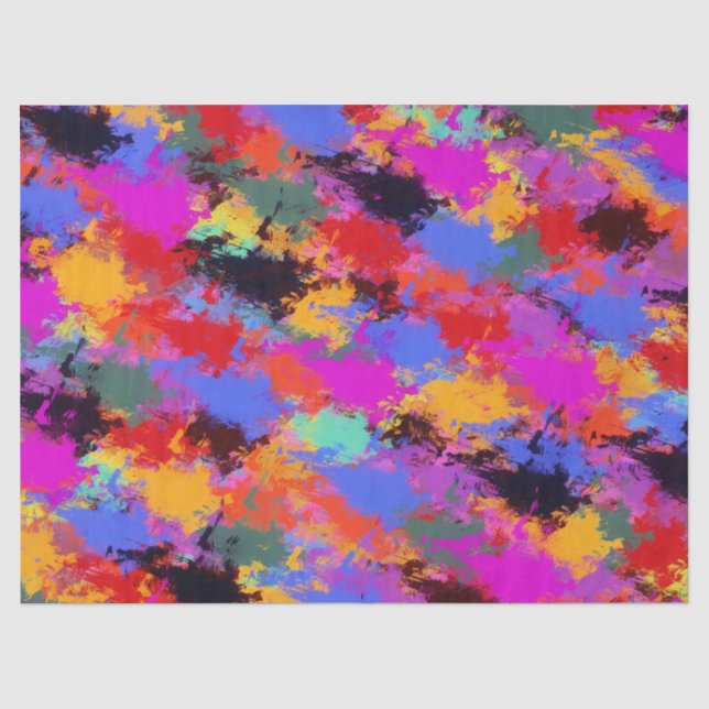 Painted Zebra Tissue Paper (Front)