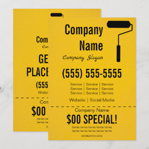 Painter 5x7 Flyer Invitation