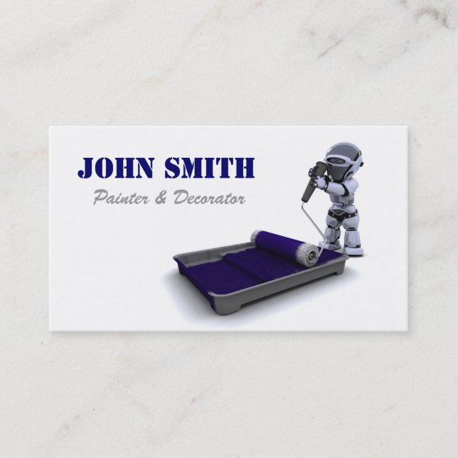Painter and Decorator Business Card (Front)