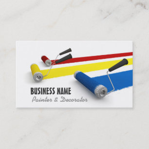 Painter and Decorator Business Card