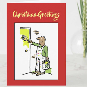 Painter and Decorator Christmas Card