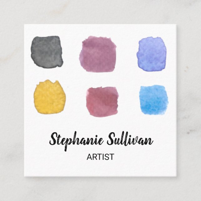 Painter Artist Business Card (Front)