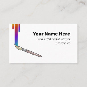 Painter Artist Business Cards