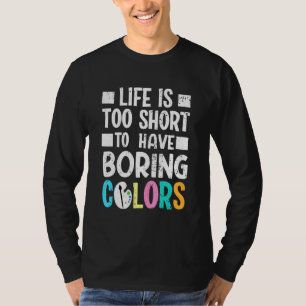 Painter Artist Craftman Mixing Board Painting Brus T-Shirt