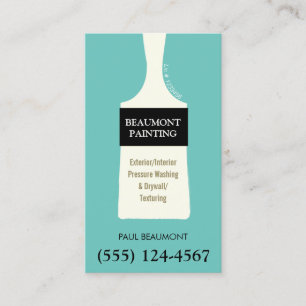Painter Brush  Business Card