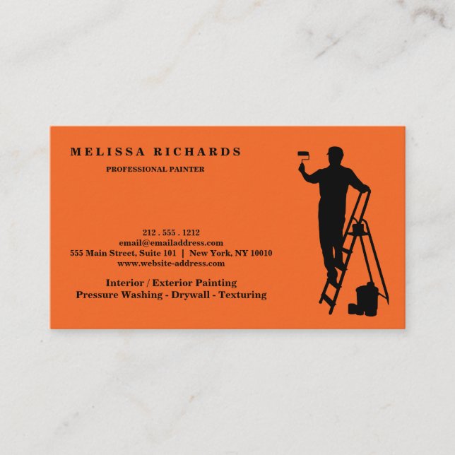 Painter Business Card (Front)