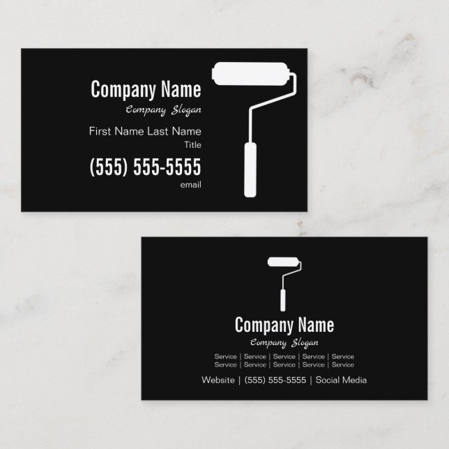 Painter Business Card (Front/Back)