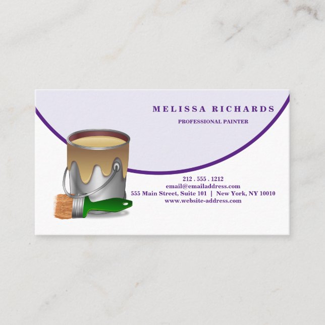 Painter Business Card (Front)