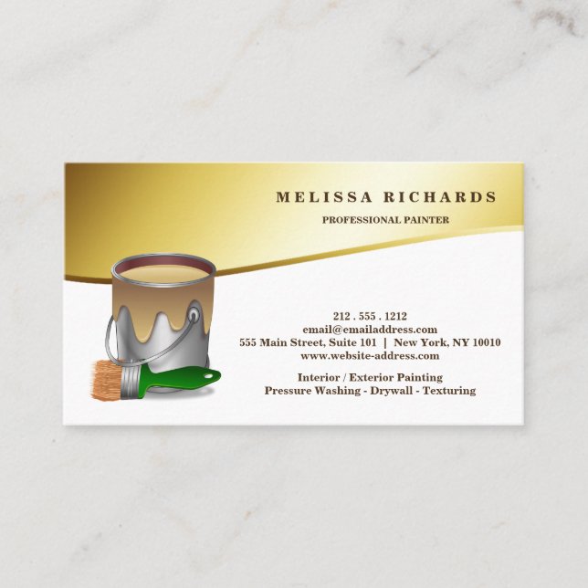 Painter Business Card (Front)