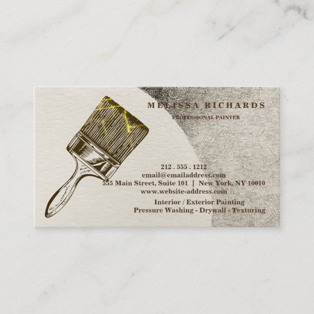 Painter Business Card (Front)