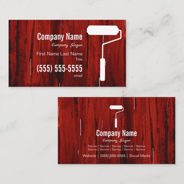 Painter Business Card (Front/Back)