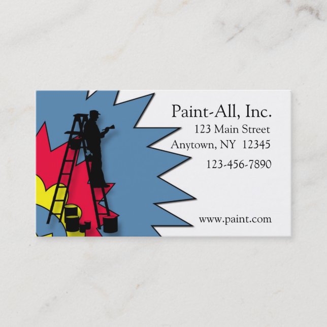 Painter Business Card (Front)
