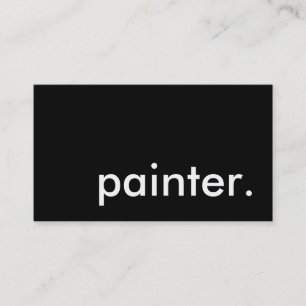 painter. business card
