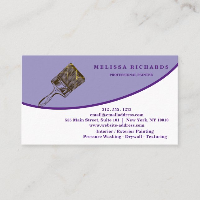 Painter Business Card (Front)