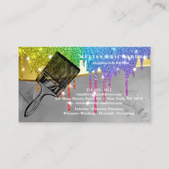 Painter Business Card (Front)