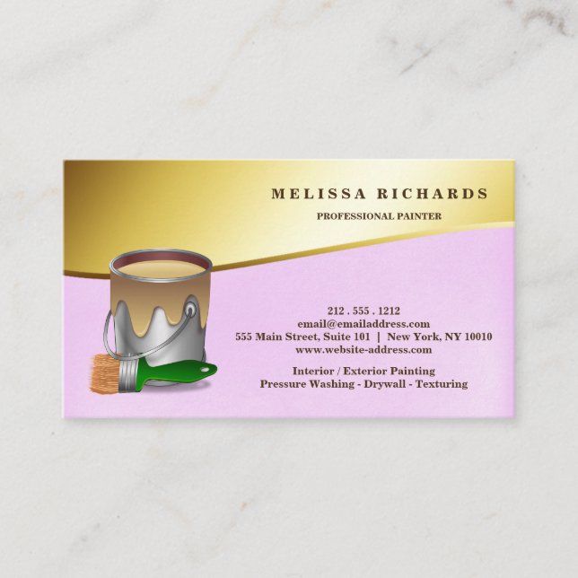 Painter Business Card (Front)