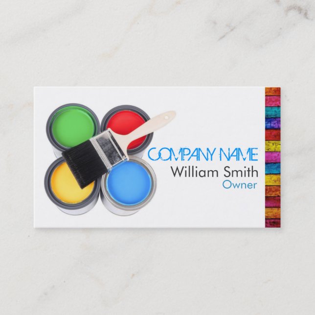 Painter Business Card (Front)