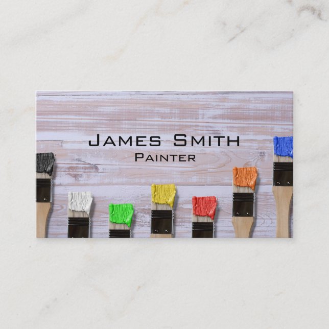 Painter Business Card (Front)