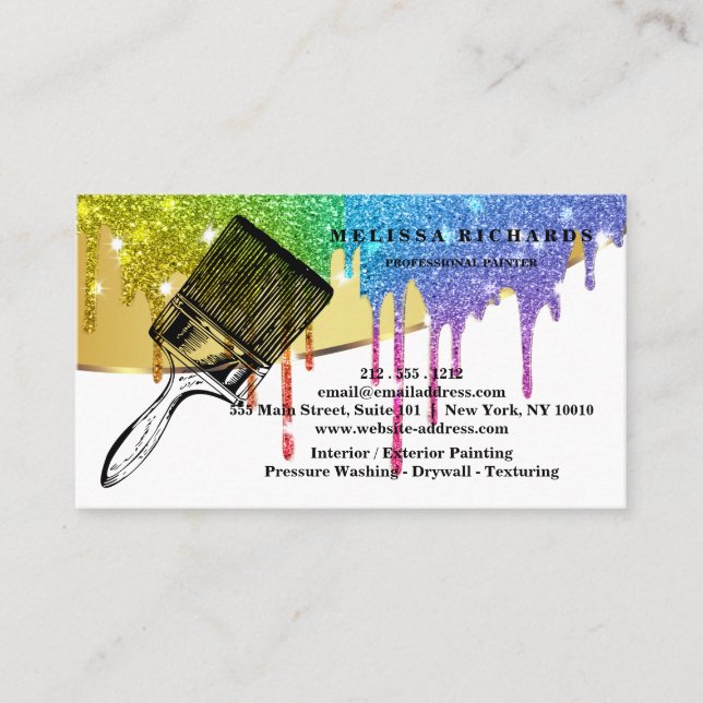 Painter Business Card (Front)