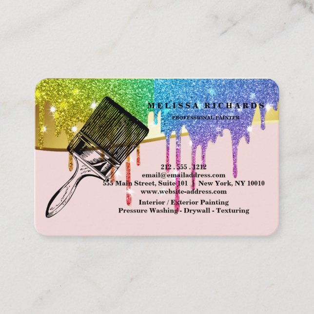 Painter Business Card (Front)