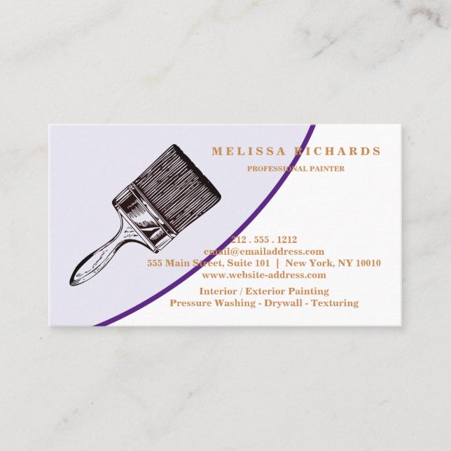 Painter Business Card (Front)