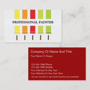 Painter Business Cards