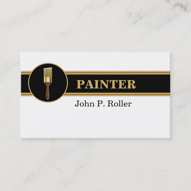 Painter Business Cards (Front)