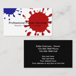 Painter Business Cards