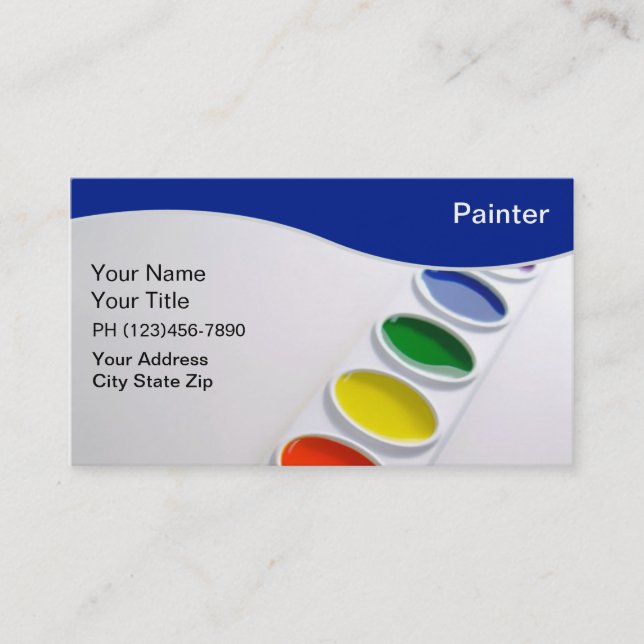 Painter Business Cards (Front)