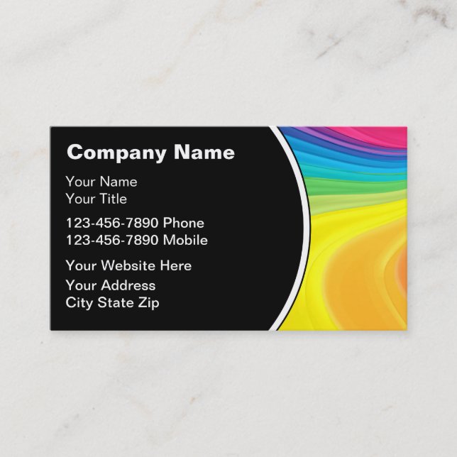 Painter Business Cards (Front)