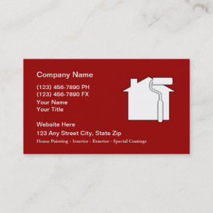 Painter Business Cards