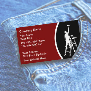 Painter Business Cards Modern Design