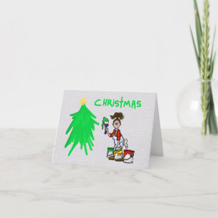 Painter Christmas Card
