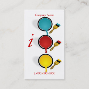 Painter Company Business Card