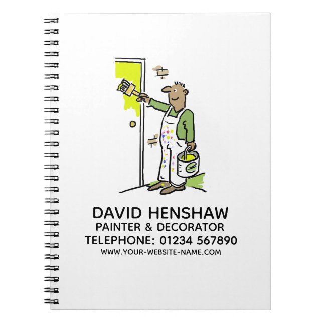 Painter & Decorator Notebook (Front)