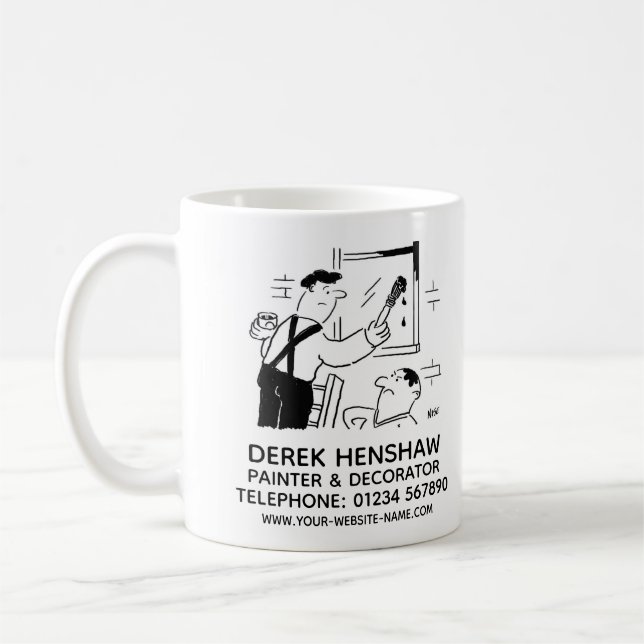Painter & Decorator Promotional Coffee Mug (Left)