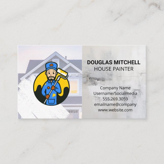 Painter Logo | Residential Business Card (Front)
