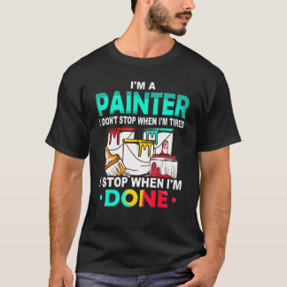 Painter master painter craftsman plasterer paintin T-Shirt