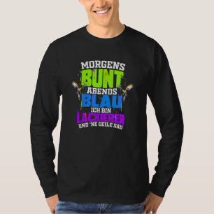 Painter Morning Colourful Evening Blue Car Paint T-Shirt
