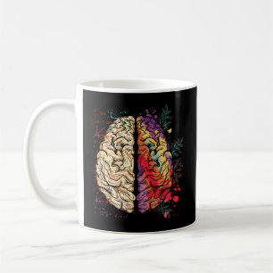 Painter Neuroscience Colourful Hu Brain Coffee Mug