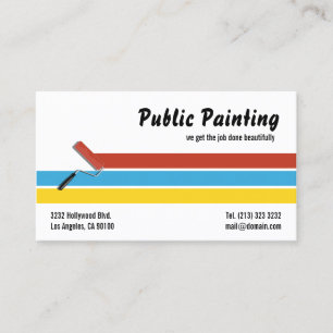 Painter Paint Roller Business Card