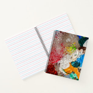 Painter Palete Spiral Notebook