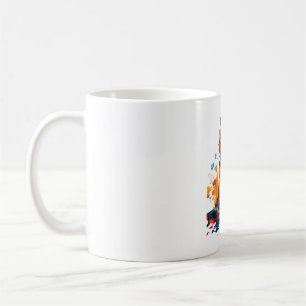 Painter Pup – Artistic Dog with Easel Coffee Mug