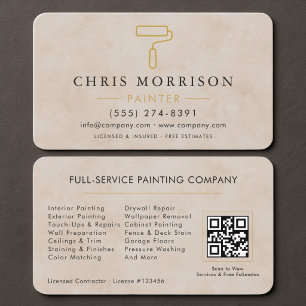 Painter QR Code Business Card