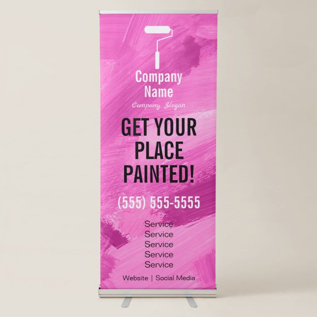 Painter Retractable Banner (Front)