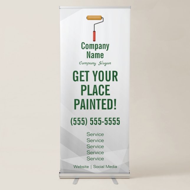 Painter Retractable Banner (Front)