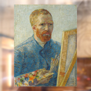 Painter Vincent Van Gogh Portrait Window Cling