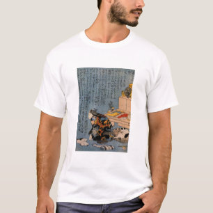 Painter who likes Cats, Utagawa Kuniyoshi T-Shirt