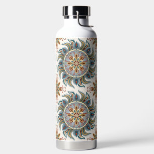 Painterly Boho Mandala Water Bottle