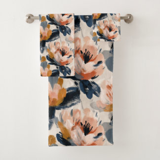 Painterly Floral Botanical Towel